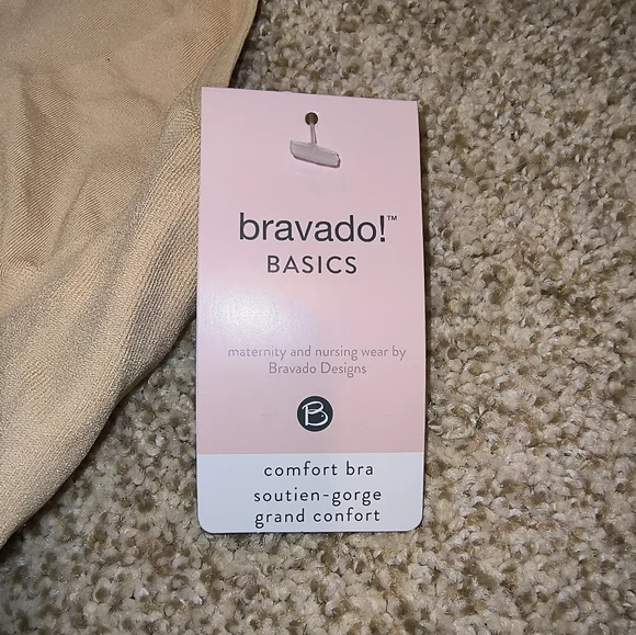 💎 NWT Bravado Basics Nude Comfort Nursing Bra in size XXL - Picture 9 of 10